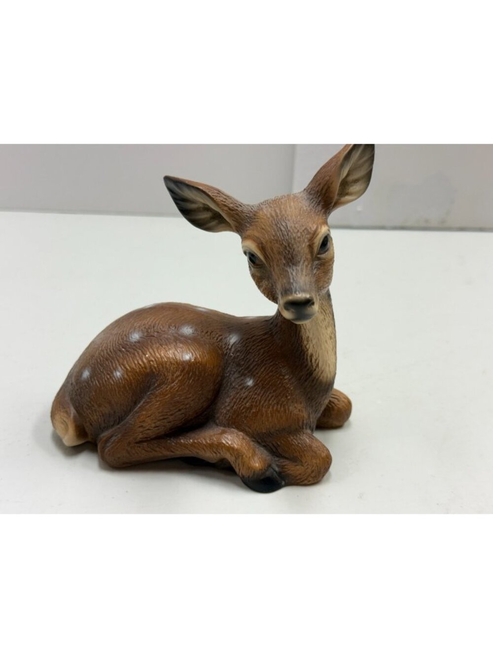 Royal Crown Arnart Ceramic Spotted Deer/Fawn Laying Down Stamped 5" Figurine